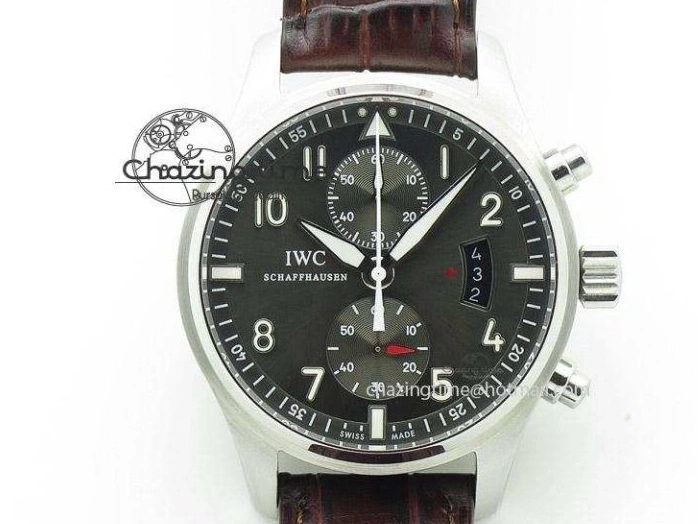 MIROTIME 0706 Pilot Chrono IW388003 Real Ceramic V6F 1:1 Best Edition On Black Nylon Strap A StreetReady 7284